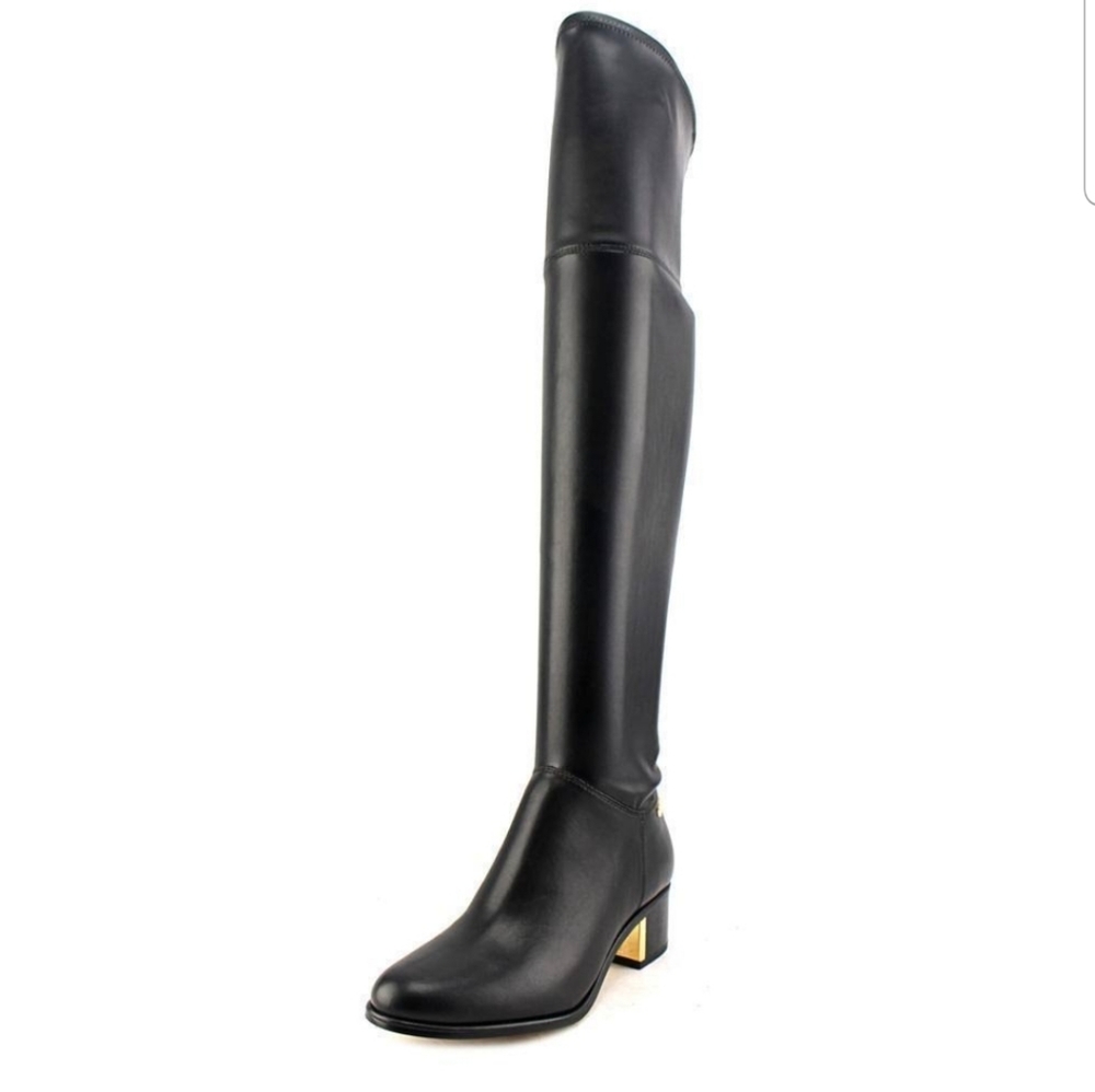 Calvin Klein Over The Knee Leather Boots 9.5 New